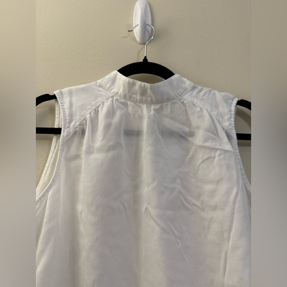 Cloth & Stone Anthropologie White Sleeveless Blouse - S - Picture 2 of 8
